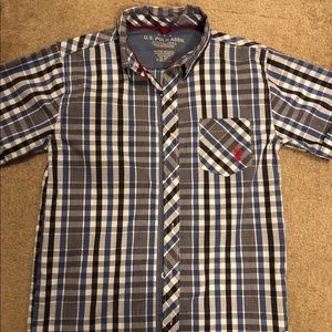 💥reduced💥 Polo button down shirt boys size 10/12
